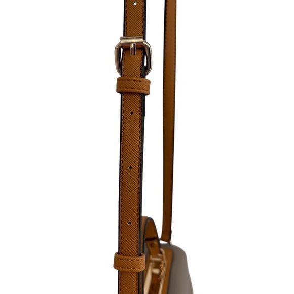 Dune London Faux Leather Handle Bag With Zip Pouch Wallet Brown - Picture 10 of 13